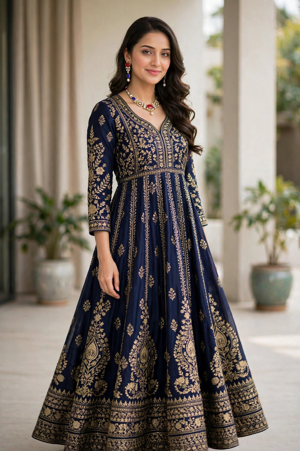 Handmade Kundan Jewelry Set | Coral, Pearl, & 22K Gold Plated
