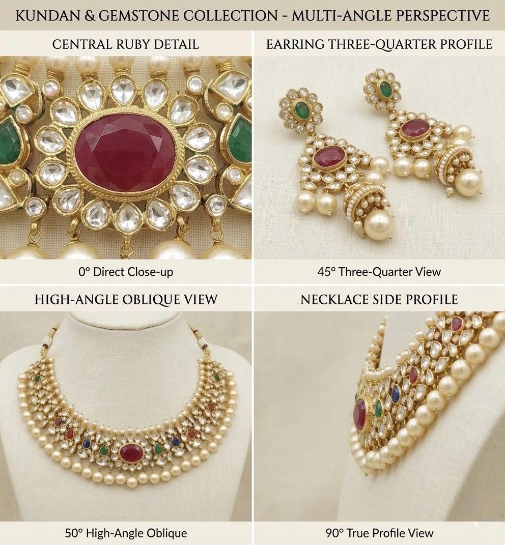 Handmade Kundan Choker Necklace, Indian Wedding Jewelry with Earrings , Gold Plated Bridal Set